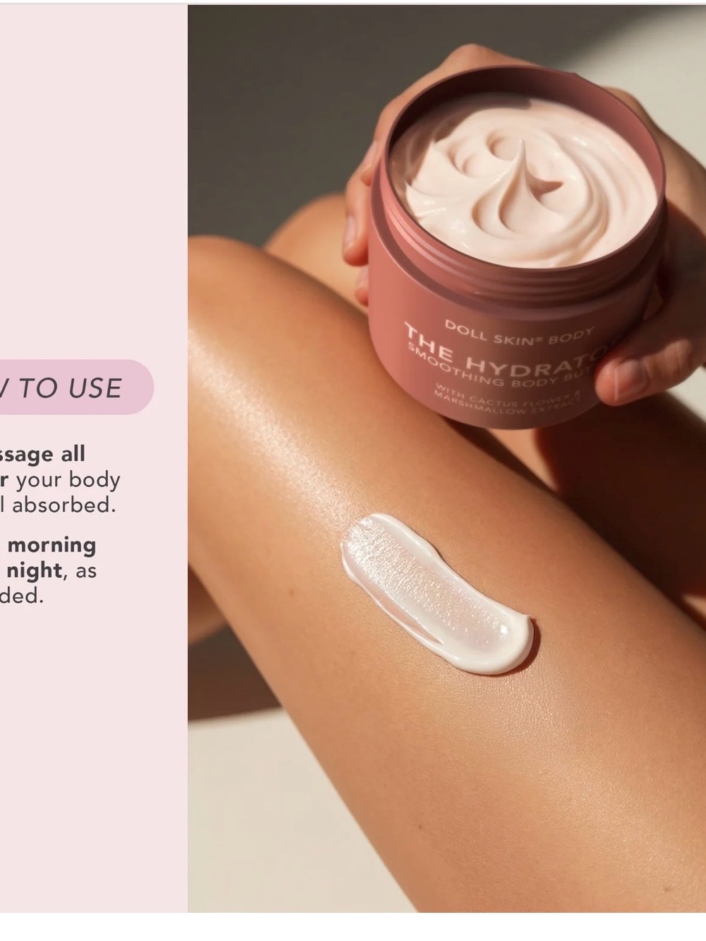 DOLLSKIN BODY Body care trio - the smoother, the renewer, the hydrator by DOLL10 - Picture 10 of 11